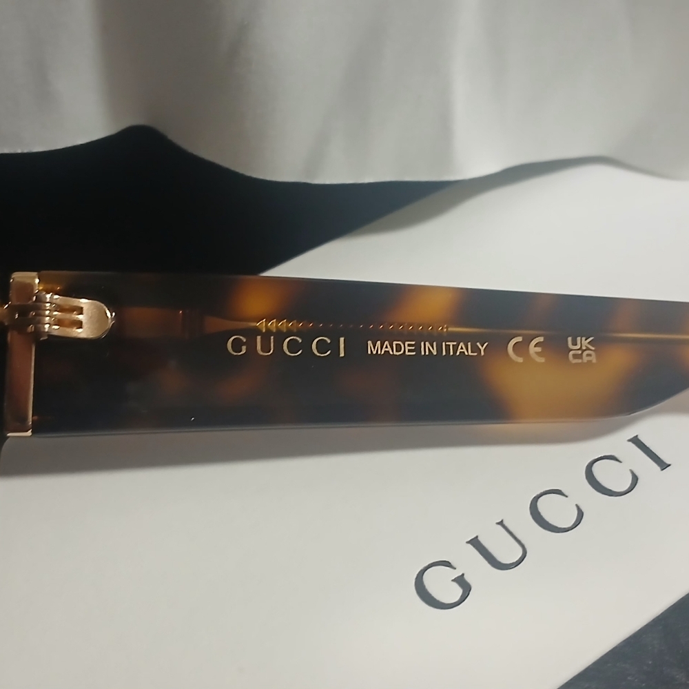Authentic GUCCI sunglasses Havana Case Made In Italy - Picture 5 of 16